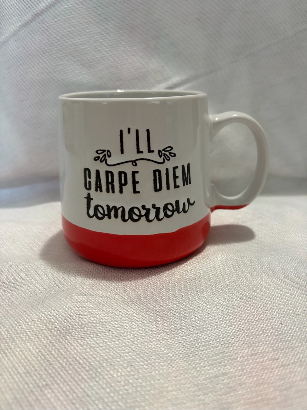 Boston Warehouse “I’ll Carpe Diem Tomorrow” Coffee Mug